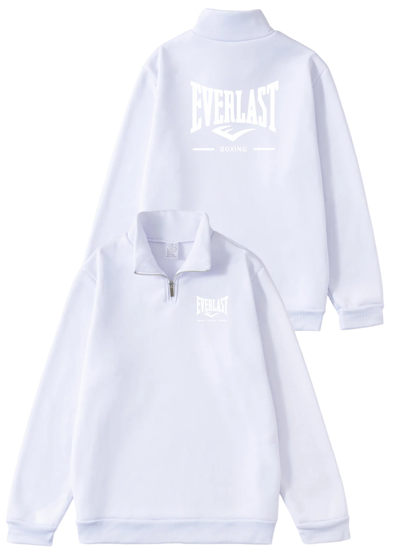 ملابس رياضية خارجية غير رسمية للرجال من EVERLAST BOXING للربيع والخريف بياقة واقفة وأكمام طويلة بنصف سحاب ملابس رياضية عصرية للشارع #6