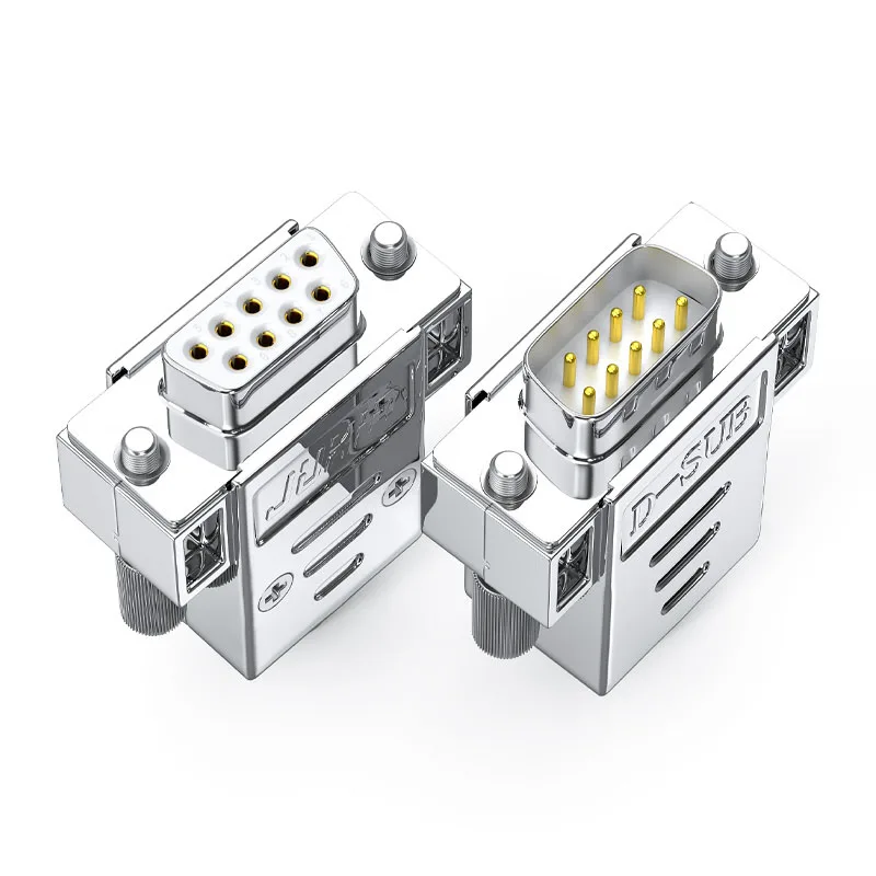 Short DB9 serial port RS232/485 com plug 9-pin DB9 male female connector mini