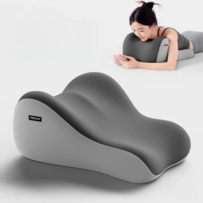 1pcs Bed Rest Pillow for Sleeping, Pregnancy & Leg Elevation - Ergonomic Memory Foam Cushion Sleep Assisted Leg Pillow
