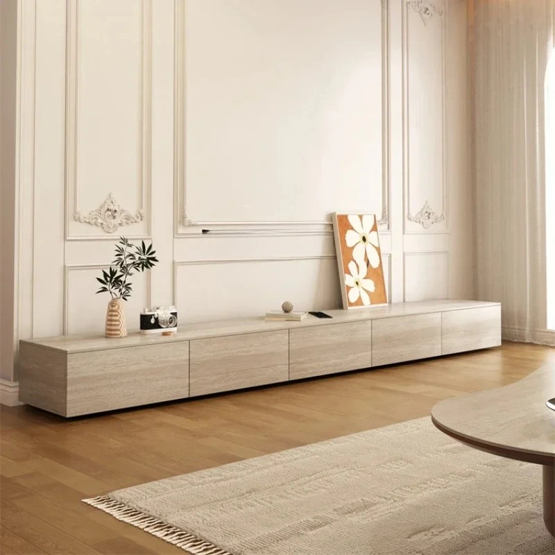 

Travertine Slate Floor Table Living Room Home Coffee Table TV Cabinet Combination Muebles Para El Hogar Шкафы Для Гостиной
