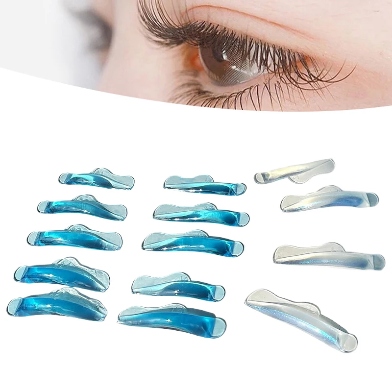 5 Pairs Glue Free Silicone Lashes Lift Pad Eyelash Extension Perming Pads Lash Curler Rod Eyelashes Makeup Beauty Tools