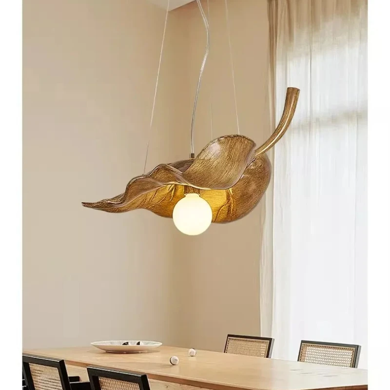 

Modern Creative Leaf LED Chandelier for Living Room Bedroom Study Bedside Pendant Light Indoor Gloss Designer Lighting Fixtures