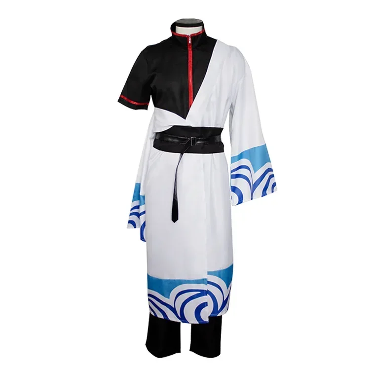

Gintama cos sakata silver sang ayin cos costume and wig silver cosplay costume