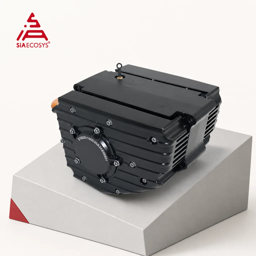 QSMOTOR QS165 V3 PMSM Mid Drive Motor 3500W 72V 30H Encoder with 1:2.35 Gearbox for Electric Motorcycle Upgrade