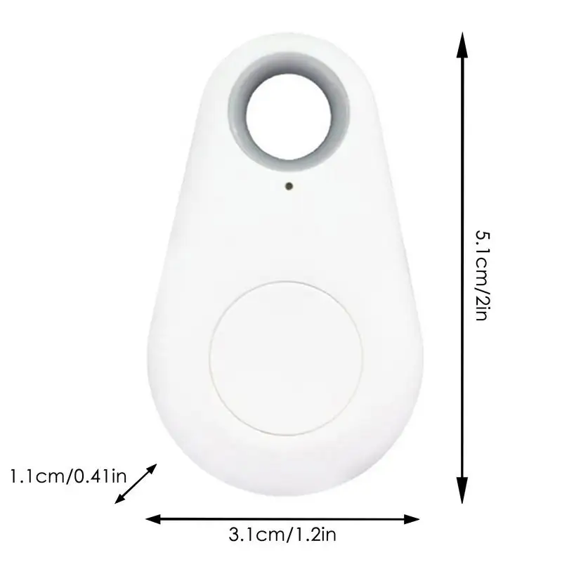 Anti-Lost Device Mini Portable Tracker Alarm Smart Tag Key Locator Keychain Tracker Whistle Sound LE-D Light Things Tracker