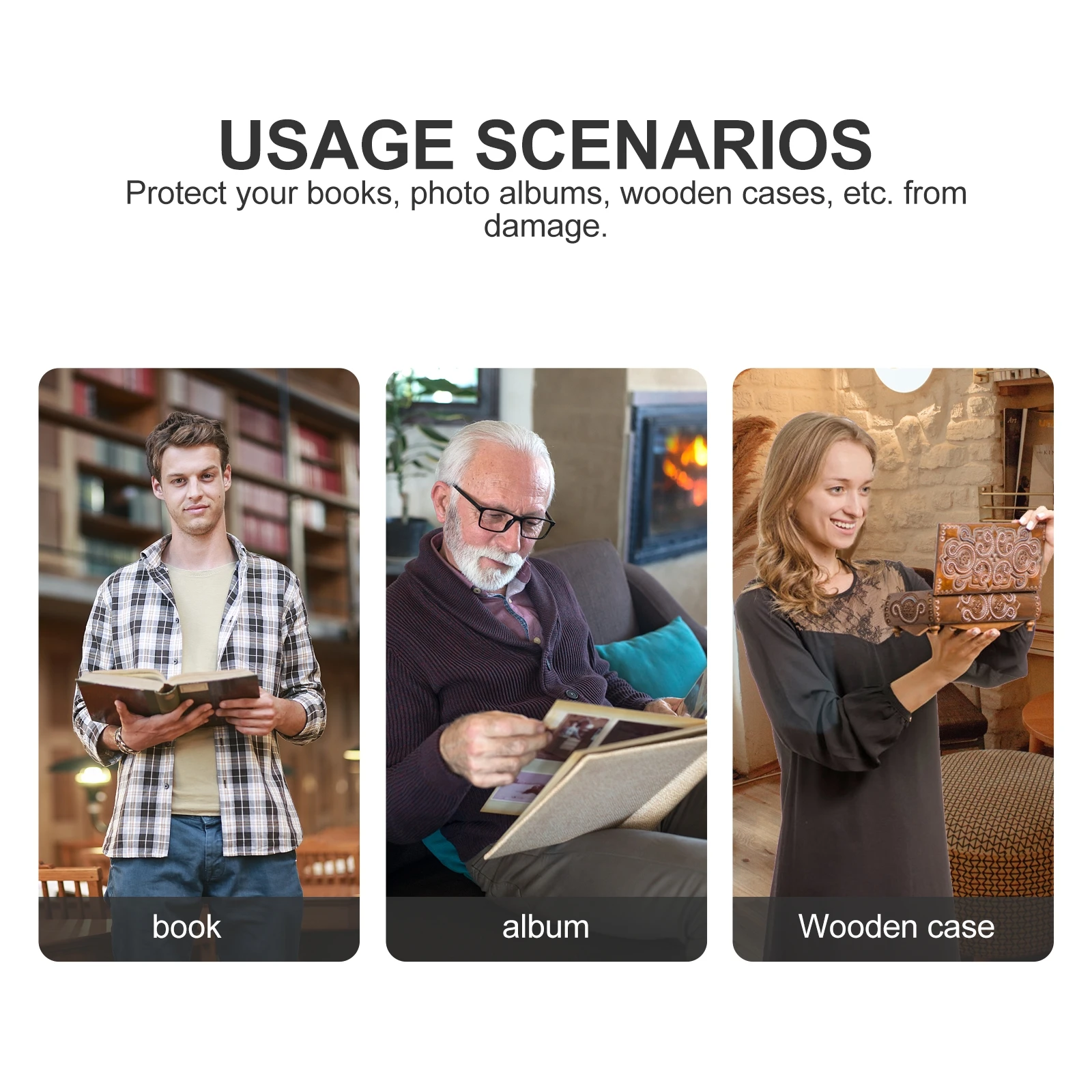 

100Pcs Iron Album Corner Protector Book Metal for Scrapbooking Packaging Triangle Edge Protection Retro Style 100