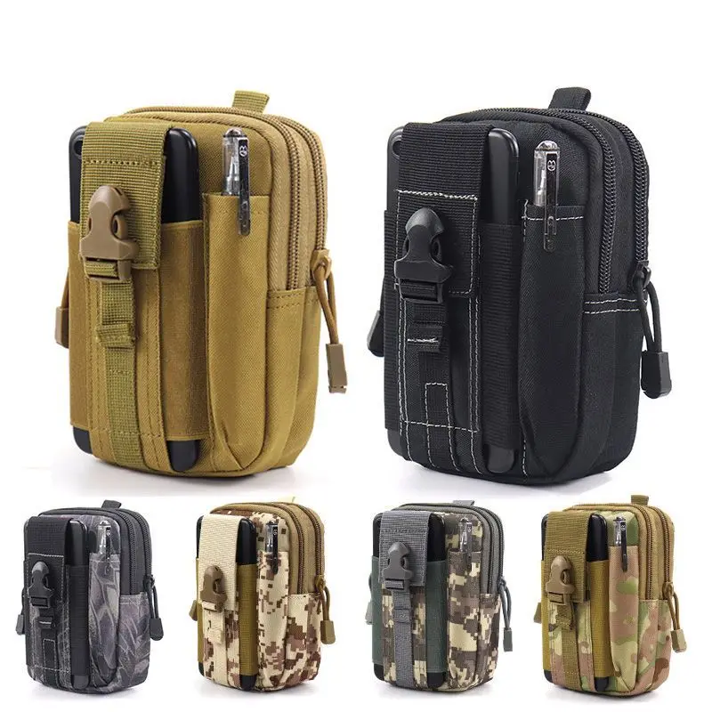 Waist bag, men's sports phone bag, storage bag, mountain climbing, cycling, running, waterproof and wear-resistant hanging bag