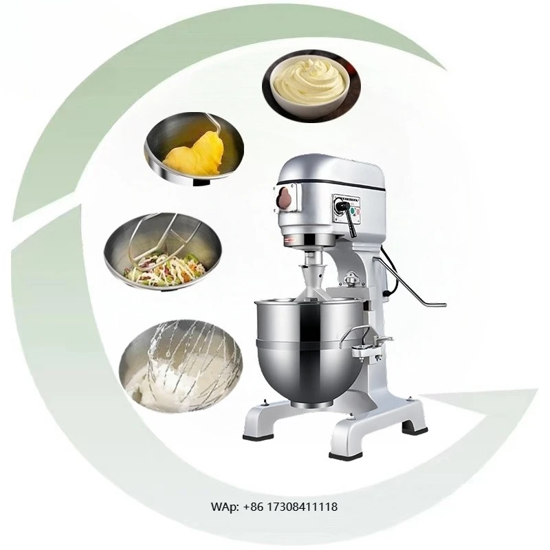 

Multifunctional Professional 20L Commercial Planetary Mixer Automatic Egg Beater Bakery Cake Flour Mixer