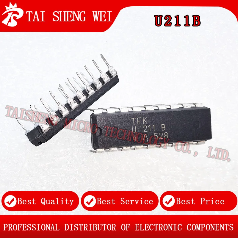2PCS Brand New Control Amplifier Chip U211B U211 DIP-18 Phase Control Circuit IC