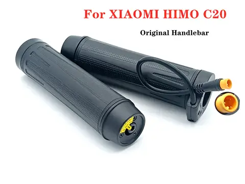 Empuñaduras de manillar de silicona originales para XIAOMI HIMO C20 Z20, piezas de repuesto para Acelerador de bicicleta eléctrica