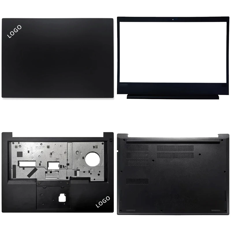 

New For Lenovo ThinkPad E480 E490 R480 E485 Laptop LCD Back Cover Front Bezel Upper Palmrest Bottom Base Case Keyboard Hinges