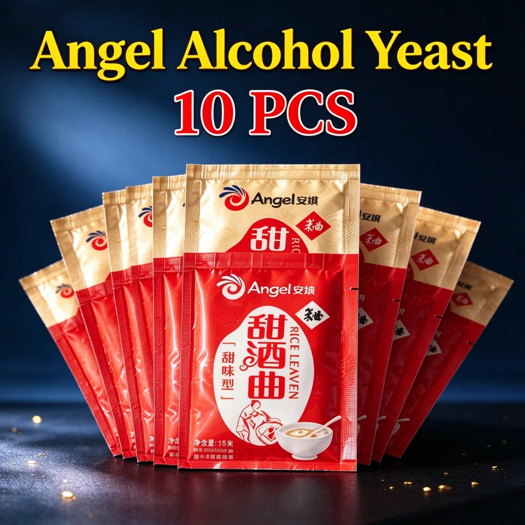 10Pcs Thickened Aluminum Foil Packaging Bags 8g Capacity Moisture Proof Seal Pouch Special for Rice Wine Making Yeasts Storage a