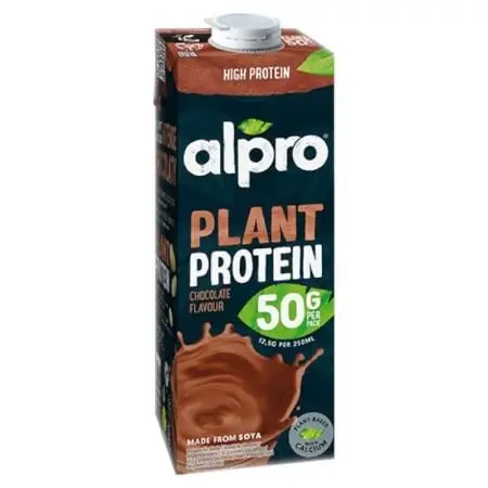 Bebida de chocolate de soja Alpro High Protein 1 L