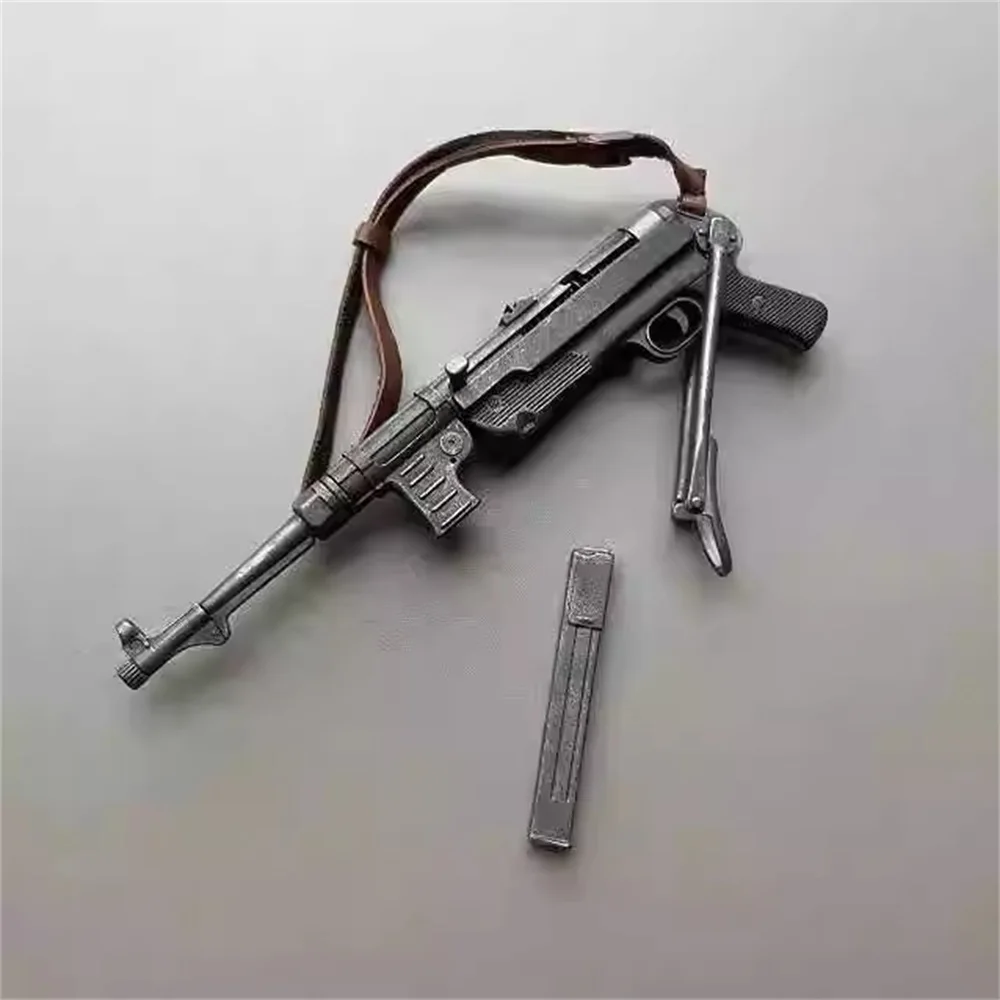 1/6th WWII Series Soldier Doll Mini Weapon Model MP40 Clips can befolded PVC Material Can't be Fired For 12" Action Figure DIY