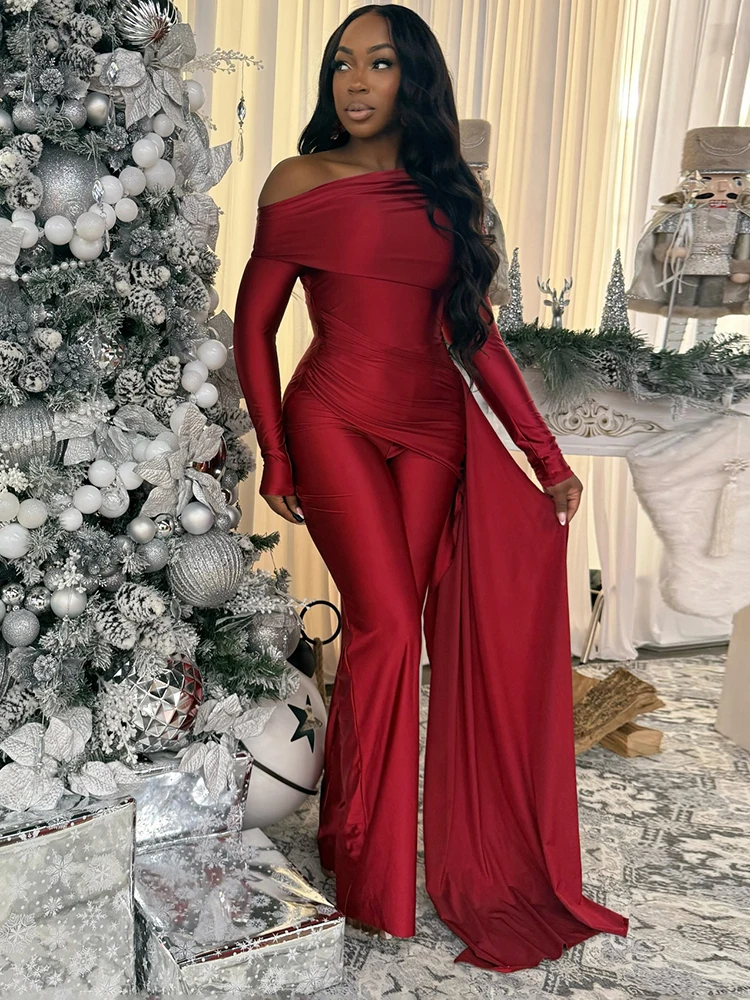 Combinaison à col incliné avec ruban de chat bizarre pour femmes, salopette d'activité Hipster pour la saint-valentin, couleur unie, manches longues, slim, élégante, pour Banquet