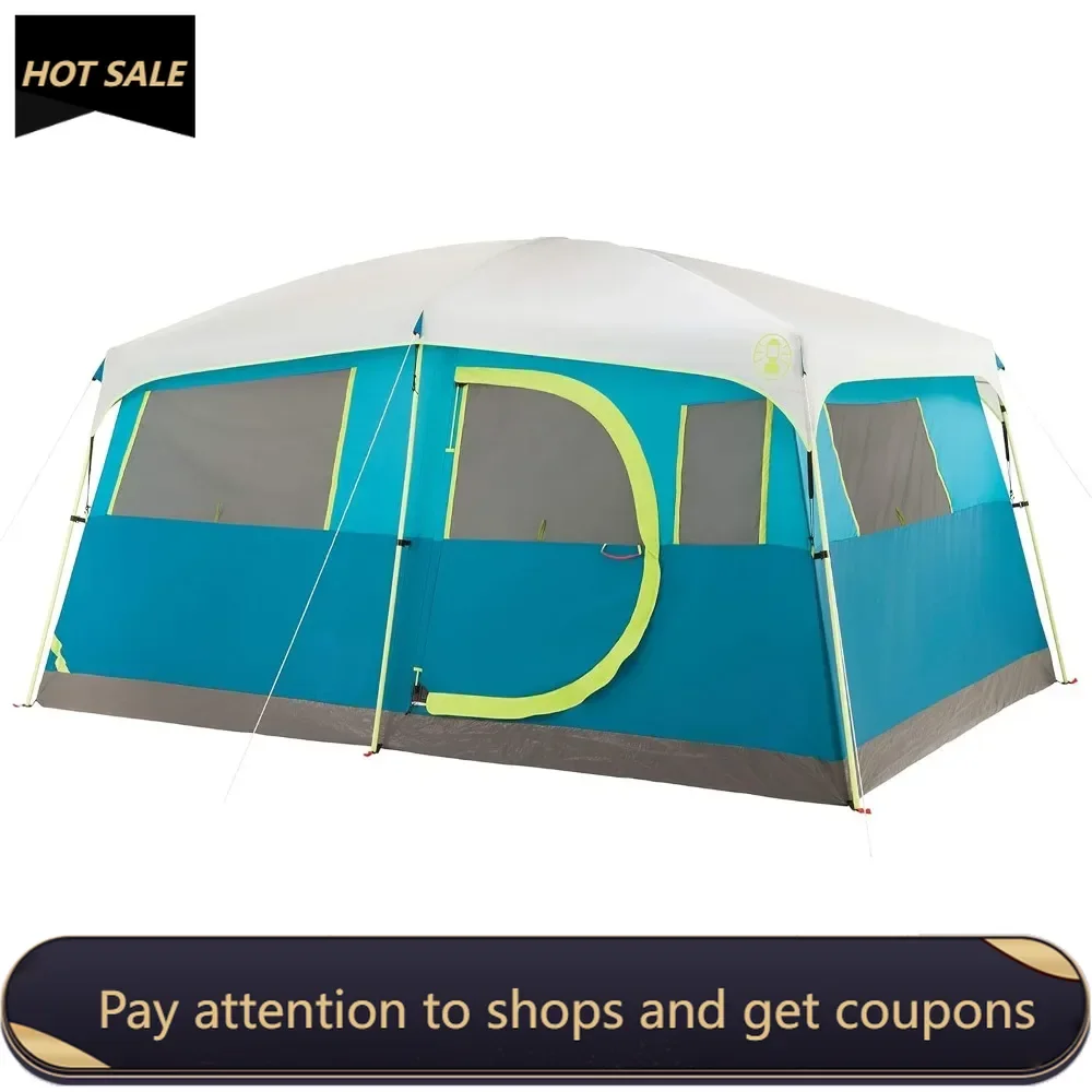 Tienda de campaña para 8 personas con armario incorporado, tienda de campaña con cabina de Lago Tenaya, configuración de paso rápido, envío gratis