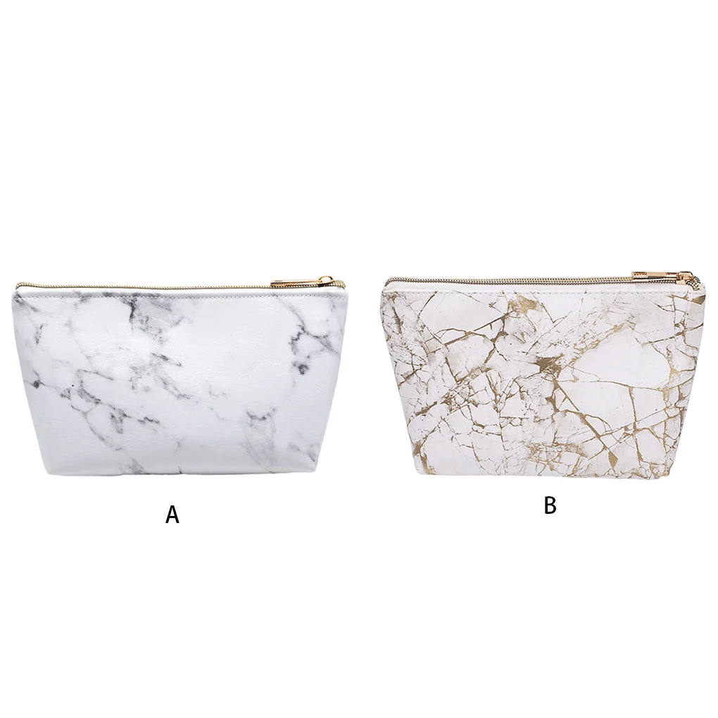 

Cosmetic Bag Marbling Design Toiletries Organizer Washing Packet CAM01 11