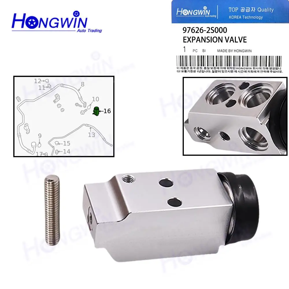 976262S000 97626 1W100 976261W100 A/C Expansion Valve For Hyundai Tucson 2009-2014 Sportage 2011-2016 97626-2S000