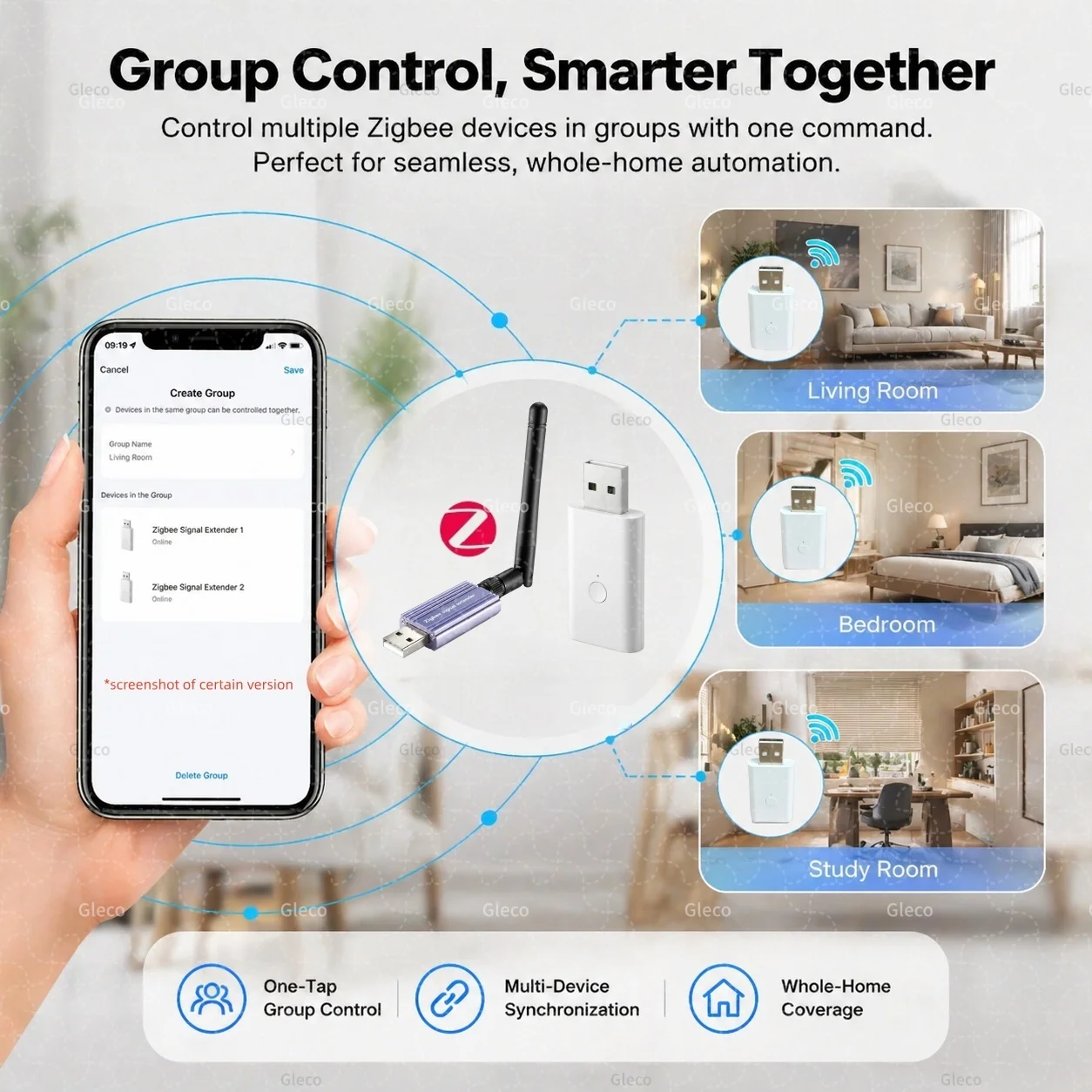 Zigbee Signal Repeater Extender With/No Antenna USB Signal Amplifier Smart Home Scene Automation For Zigbee2mqtt TUYA Gateway image 5