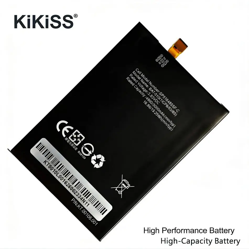 

Аккумулятор для мобильного телефона 5000 мАч для Acer Liquid Metal MT S120 P N Bat-510 1ICP5 42 61 BT.0010S.001 Bat 510