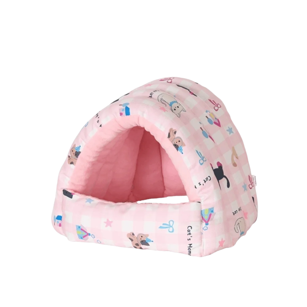 Thickened Winter Hamster Cotton Nest Semi Closed Soft Hamster Warm Nest Windproof Bottomless Rabbit Sleeping Nest