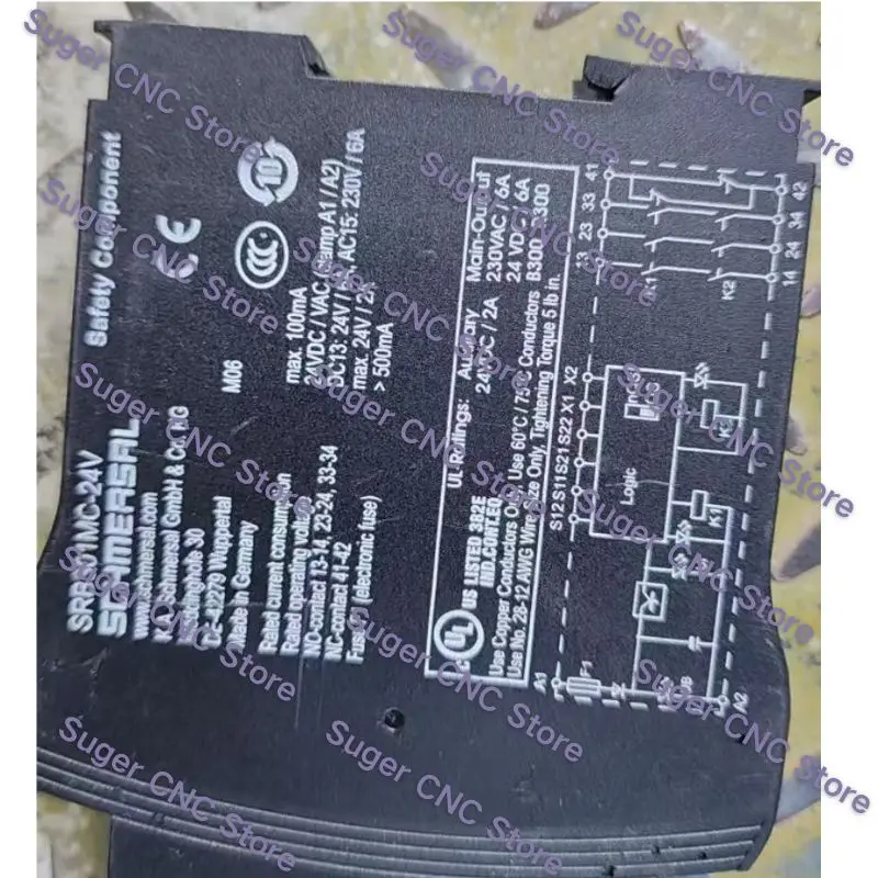 Second hand SRB301MC-24V safety relay tested OK and shipped quickly
