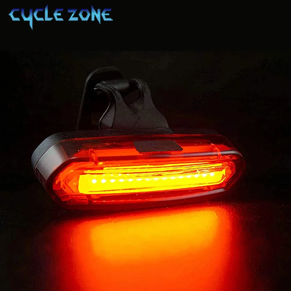 

200 LM Bike Taillight Waterproof Riding Rear Light Led Usb Chargeable Mountain Bike Cycling Light Tail-lamp Bicycle Lamp Light