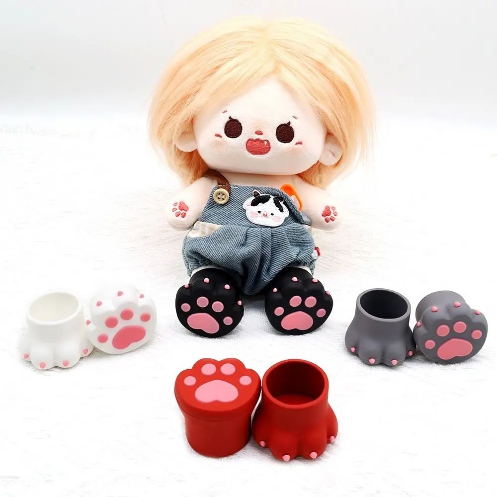 Cartoon 20cm Doll Shoes Cotton Animal Doll's Shoes Dolls Accessories Hand-made Board Shoes Birthday Gifts