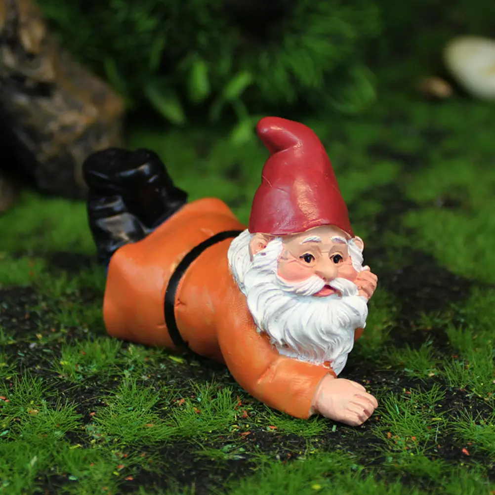 Mini Resin Dwarf Animal Garden Decorations 5Pcs Lifelike Bonsai Figurines for Outdoor Micro Landscape