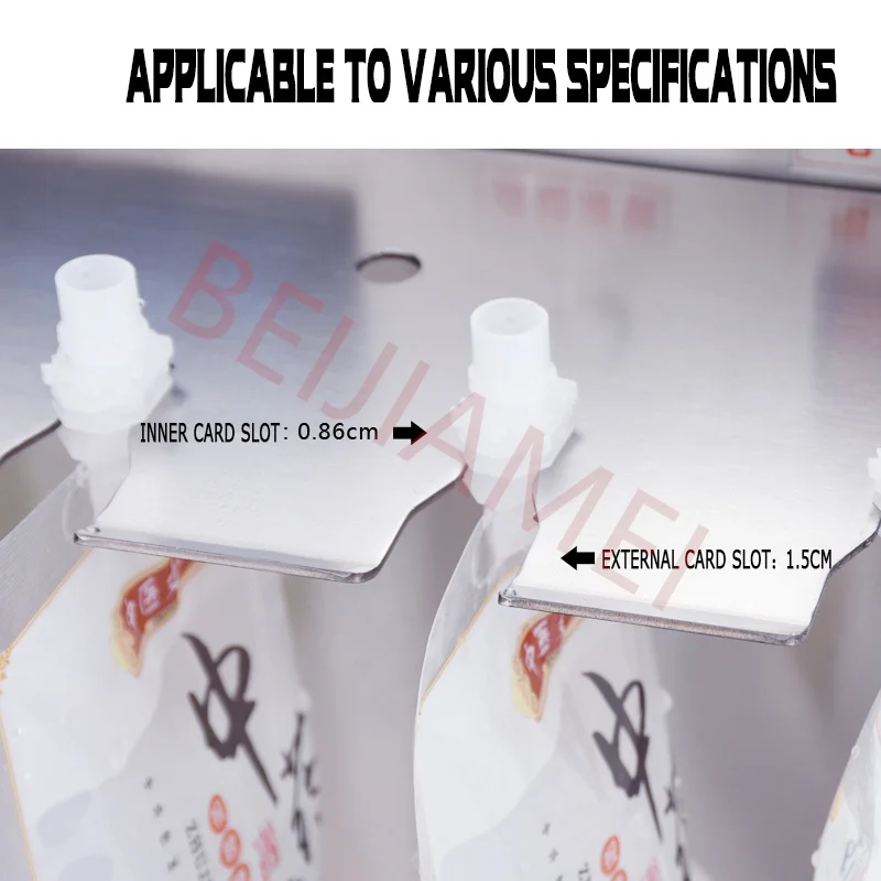 BEIJIAMEI tas nosel susu kedelai, mesin pengisi kuantitatif otomatis