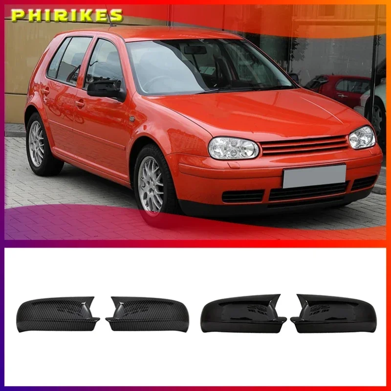 Fledermaus Seitens piegel Abdeckung für Golf 4 bora a4 mk4 vw 2009-2020 gti r32 Autozubehör glänzend Klavier schwarz Tuning Auto Sport