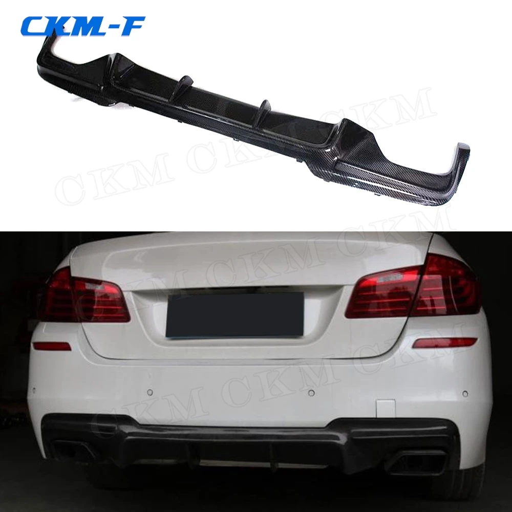 

Carbon Fiber Rear Bumper Lip Diffuser for BMW 5 Series F10 M Tech 528i 530i 535i 550i Sedan 12-16 FRP Car Accessories