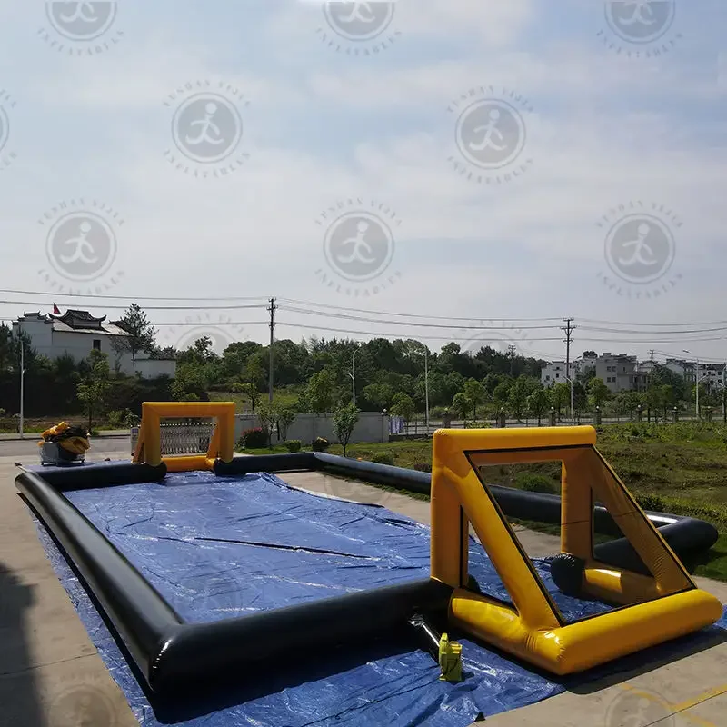 

2025 New Indoor Commercial Inflatable Game Soccer Field Beach Ball Pool Balloon Shooting-for School Home Fun Rental Option