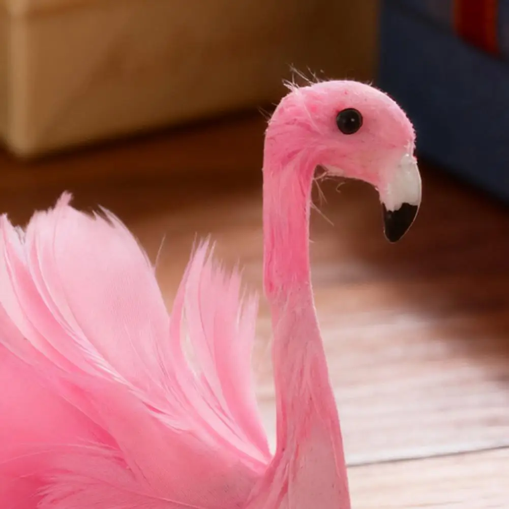 barrette-a-cheveux-en-plumes-roses-barrette-a-cheveux-en-plumes-de-flamant-rose-epingle-a-cheveux-en-plumes-d'imitation-douces-flamant-moelleux-decoration-de-sapin-de-noel