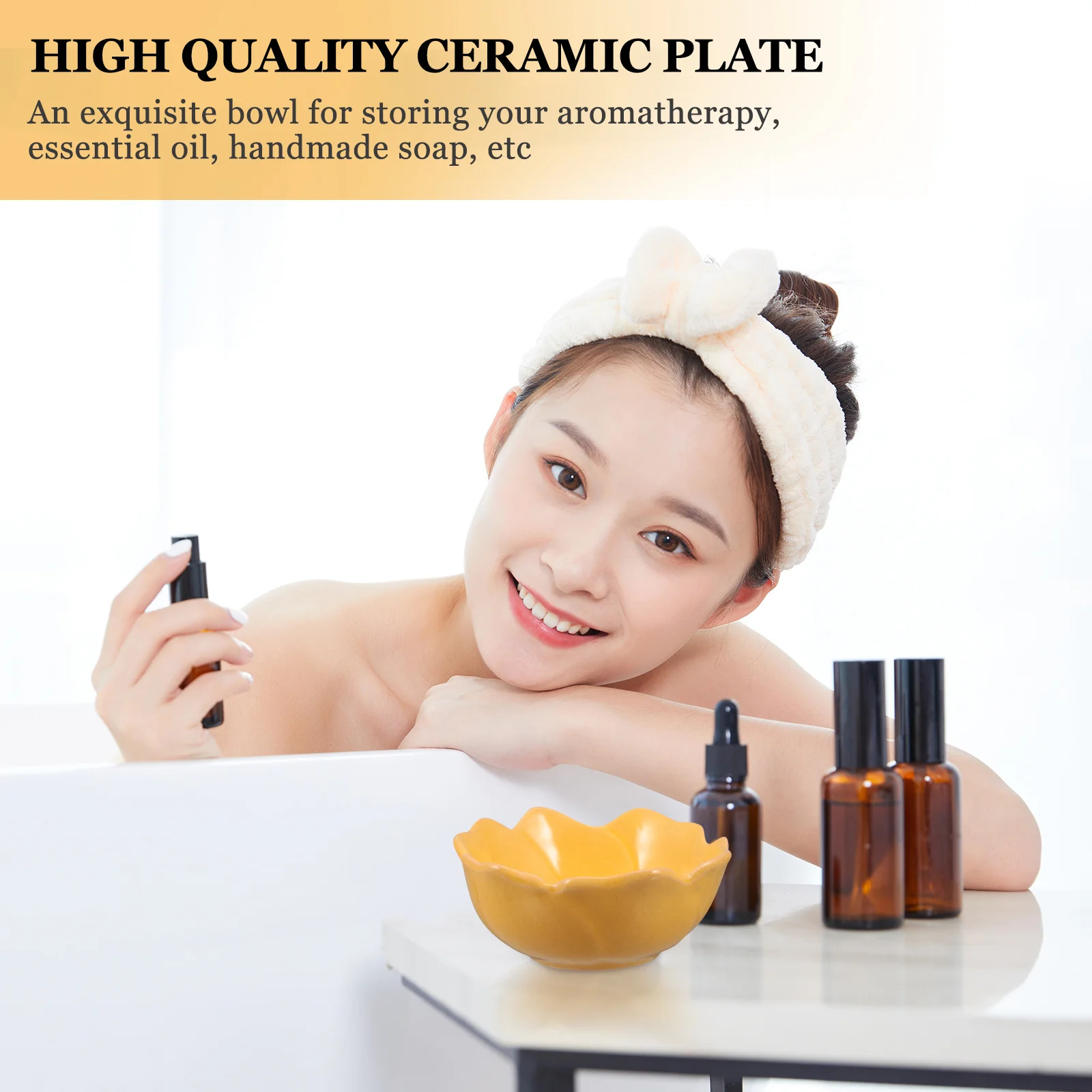 

Small Ceramic Dish Ceramic Incense Bowl Essential Oil Holder Ceramic Plate