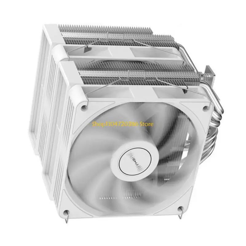 K0EA Silents Two Fan CPU Coolers 6 High Conductivity Pipe Metal Structure Computer Cooling
