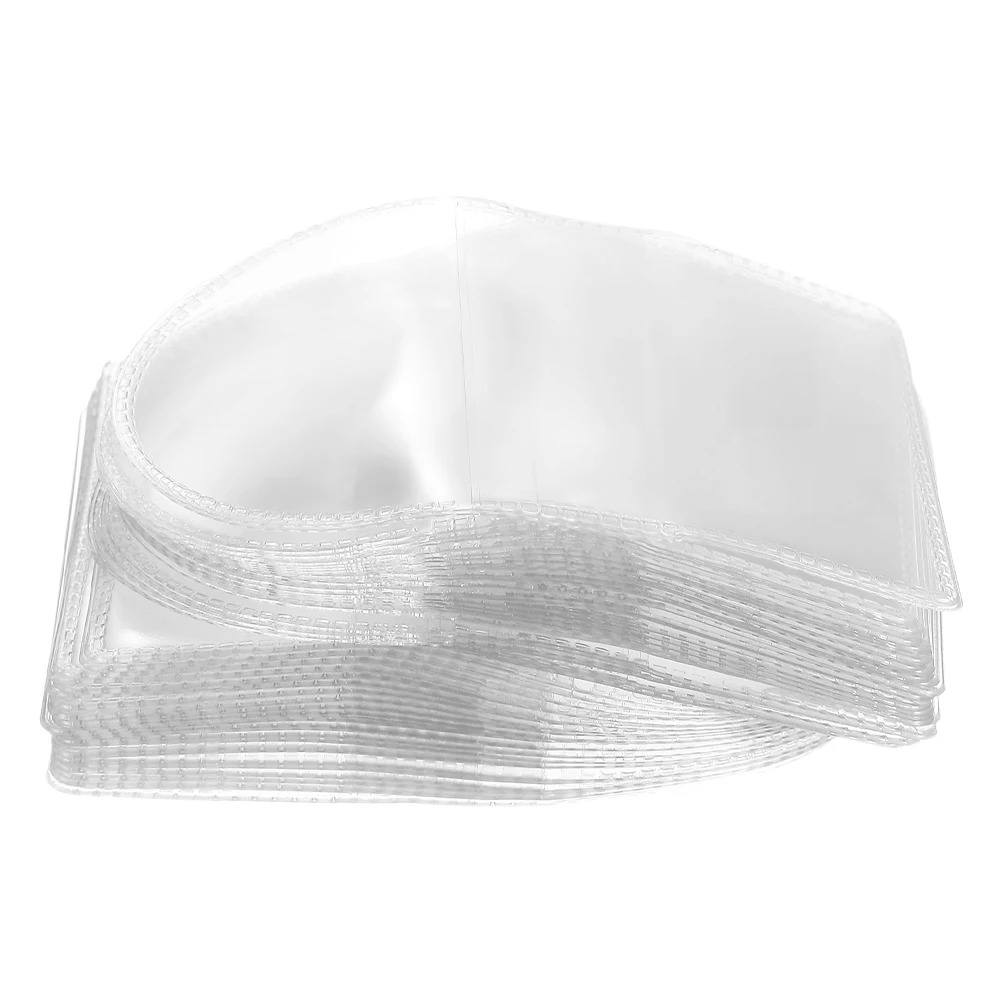 

50pcs Coin Storage Bags High Transparency PVC Collectors Sleeves for Jewelry Badge ganizers Plastic Holders Coin Supplies