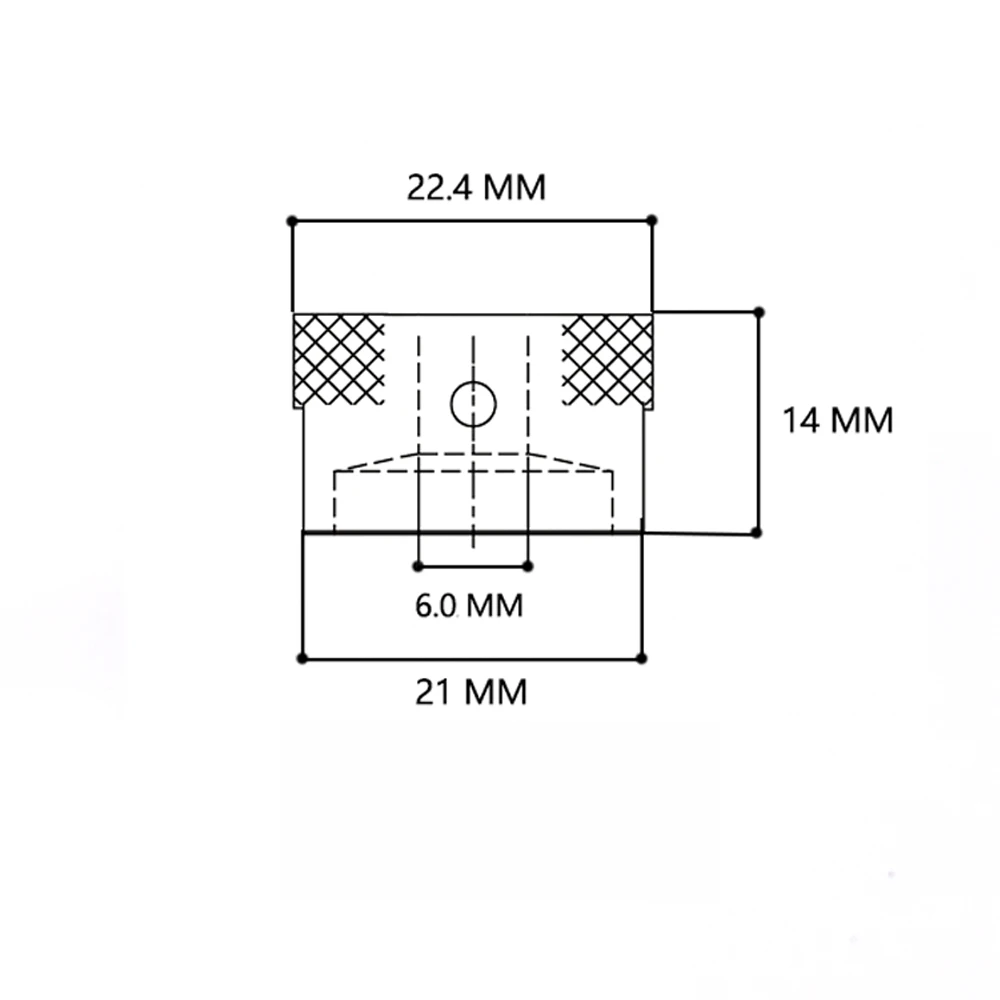 Stainless Steel Knob with \