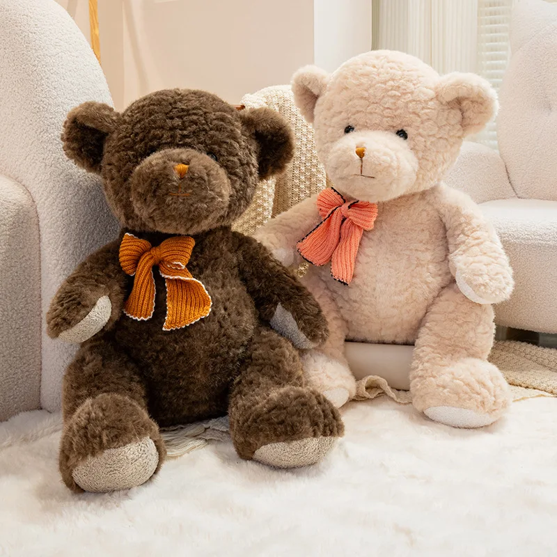 

Милый плюшевый медведь с шарфом, мягкая игрушка-подушка в виде полярного медведя, подарок для девушки на Рождество и День святого Валентина, декор