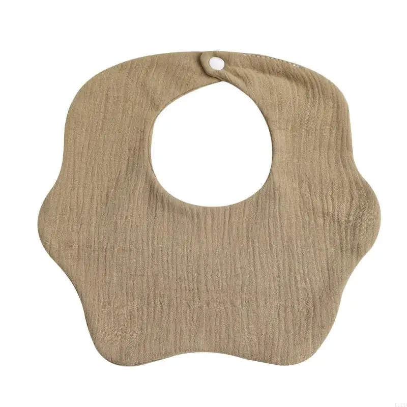 K92D Infant Bibs Cotton Drooling Bibs High Absorb Burp Cloth Baby Feeding Essential