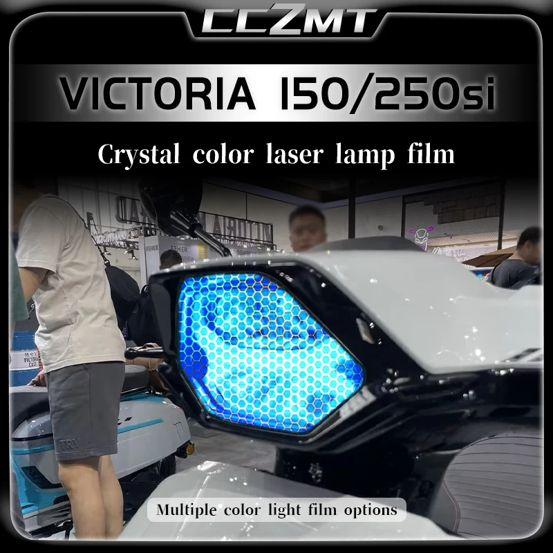 Honeycomb Laser Faróis Film, Taillights Film, Protegendo Acessórios Modificados, Fit para VICTORIA 250si 150si 2024