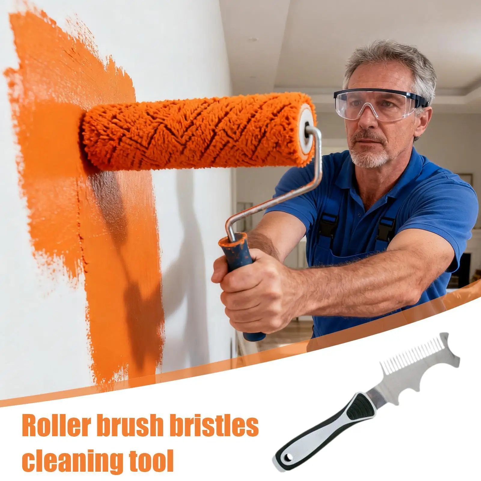 

Кисть для рисования, расческа из нержавеющей стали, бытовые принадлежности для ремонта и обслуживания, кисть для рисования и инструмент для очистки валика для профессионалов