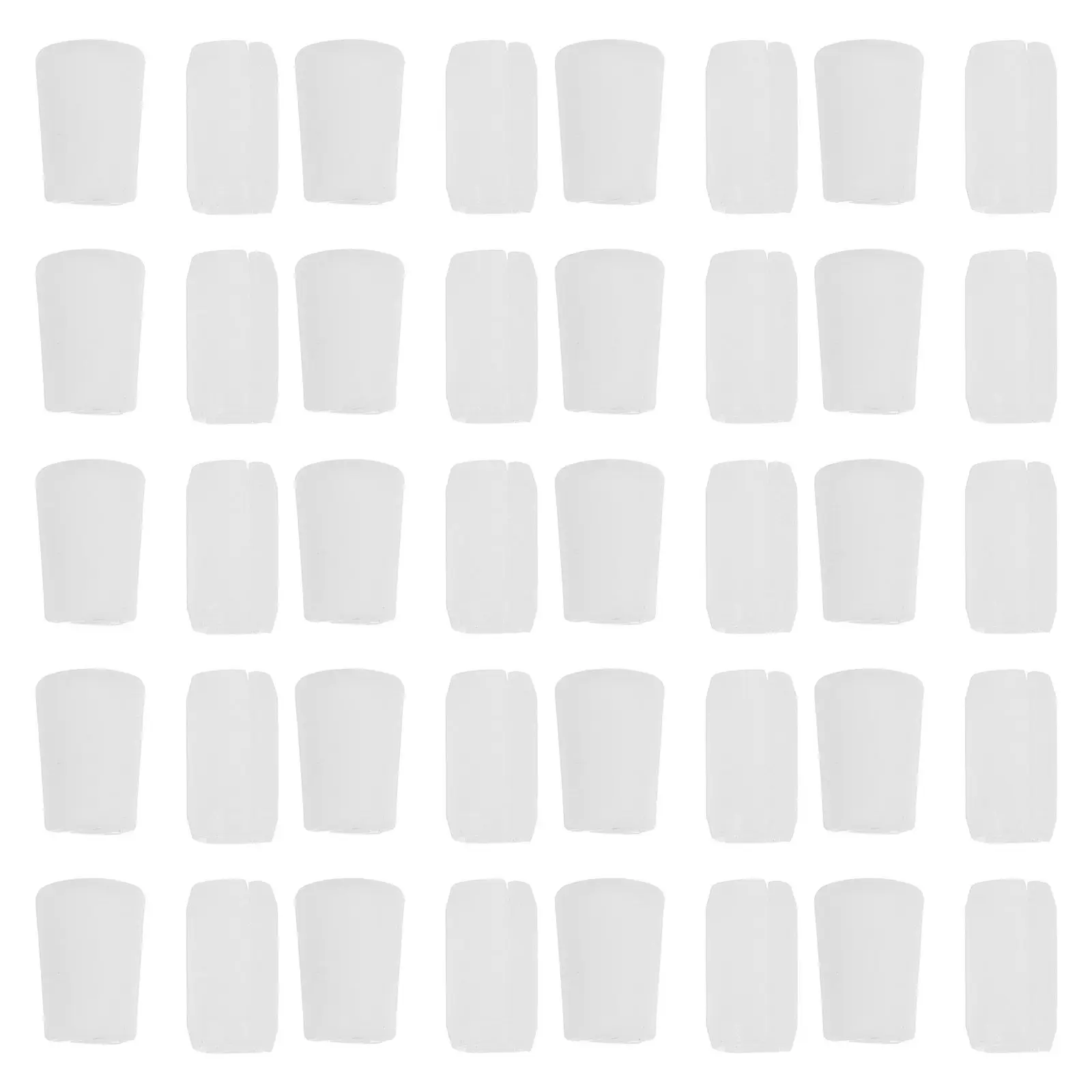 60Pcs Kitchen Sink Rack Feet Non-Slip Protective Feet Plastic Bottom Protector Replacement Parts for Wire Sink Rack White