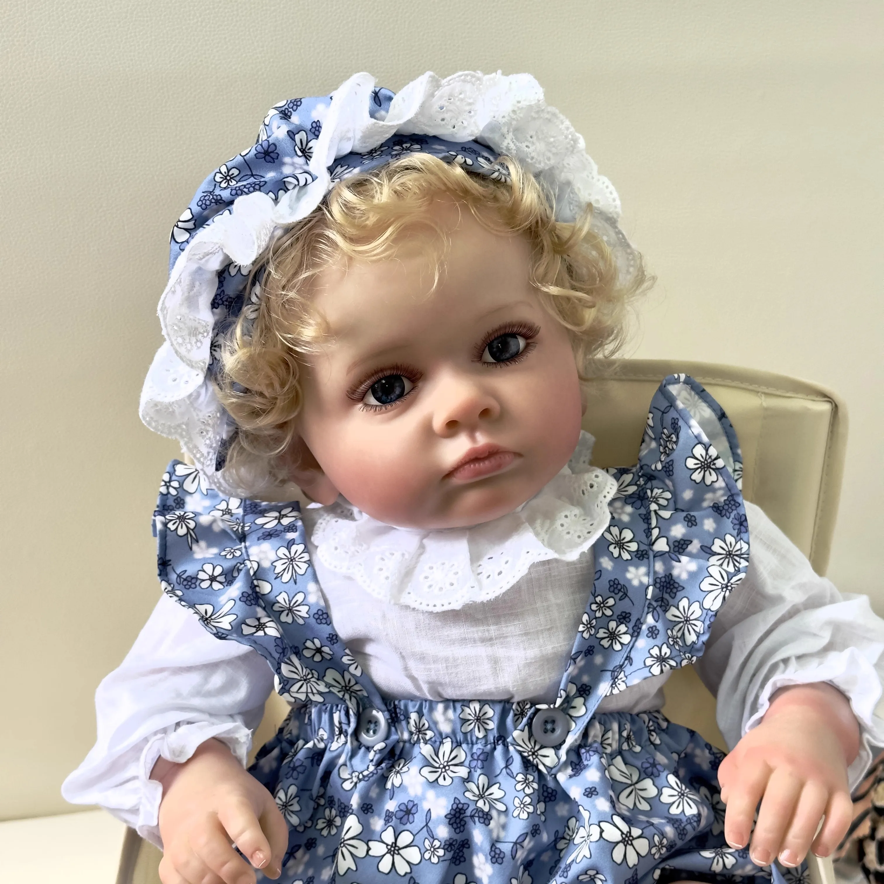 

Newborn Baby Doll Silicon Finished Hand Painted Premie Tutti Lifelike Silicone High Quality Collectible Art Doll Christmas Gift