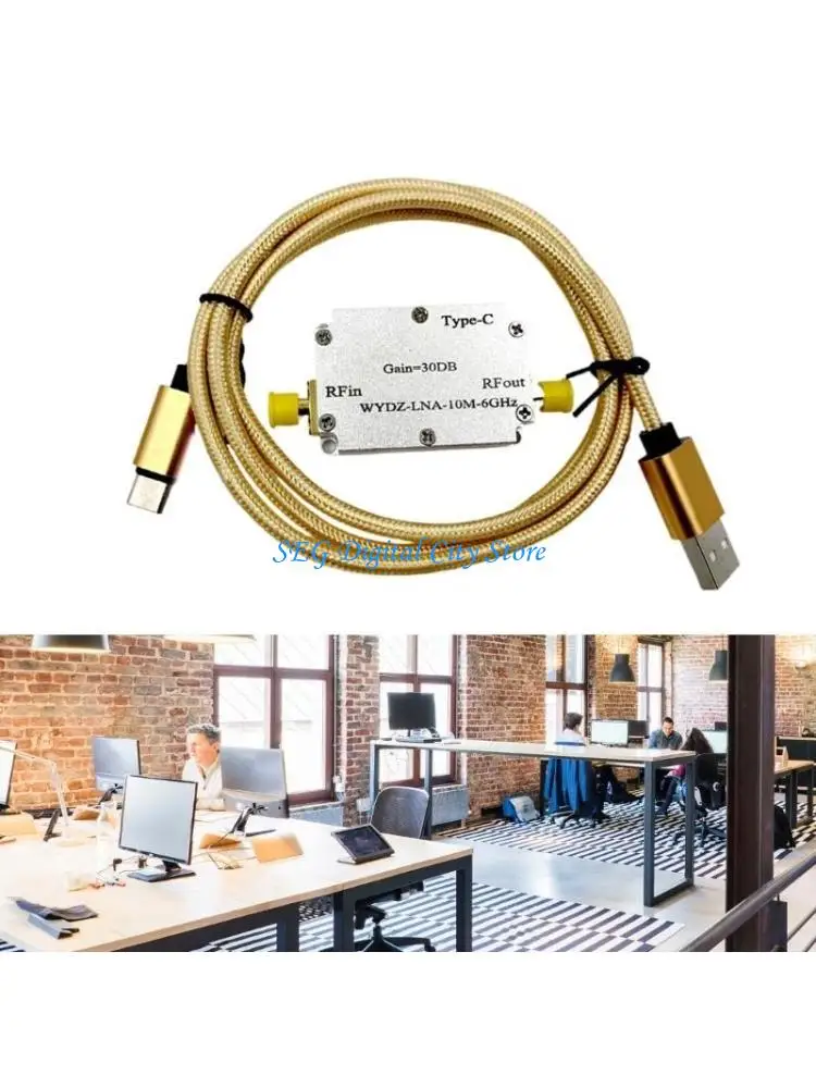 

U75b RF-усилитель усилитель усилитель 10M-6 ГГц 30DB приемник для радио FM-радио