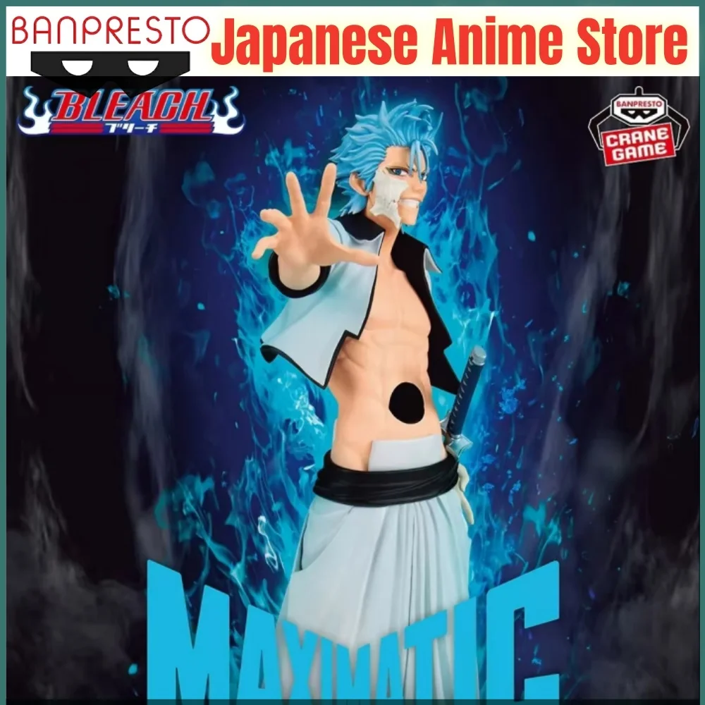

Original Banpresto Bleach Anime Grimmjow Jaegerjaques Maximatic Anime Figure Action Figurine Model Figuarts Collection