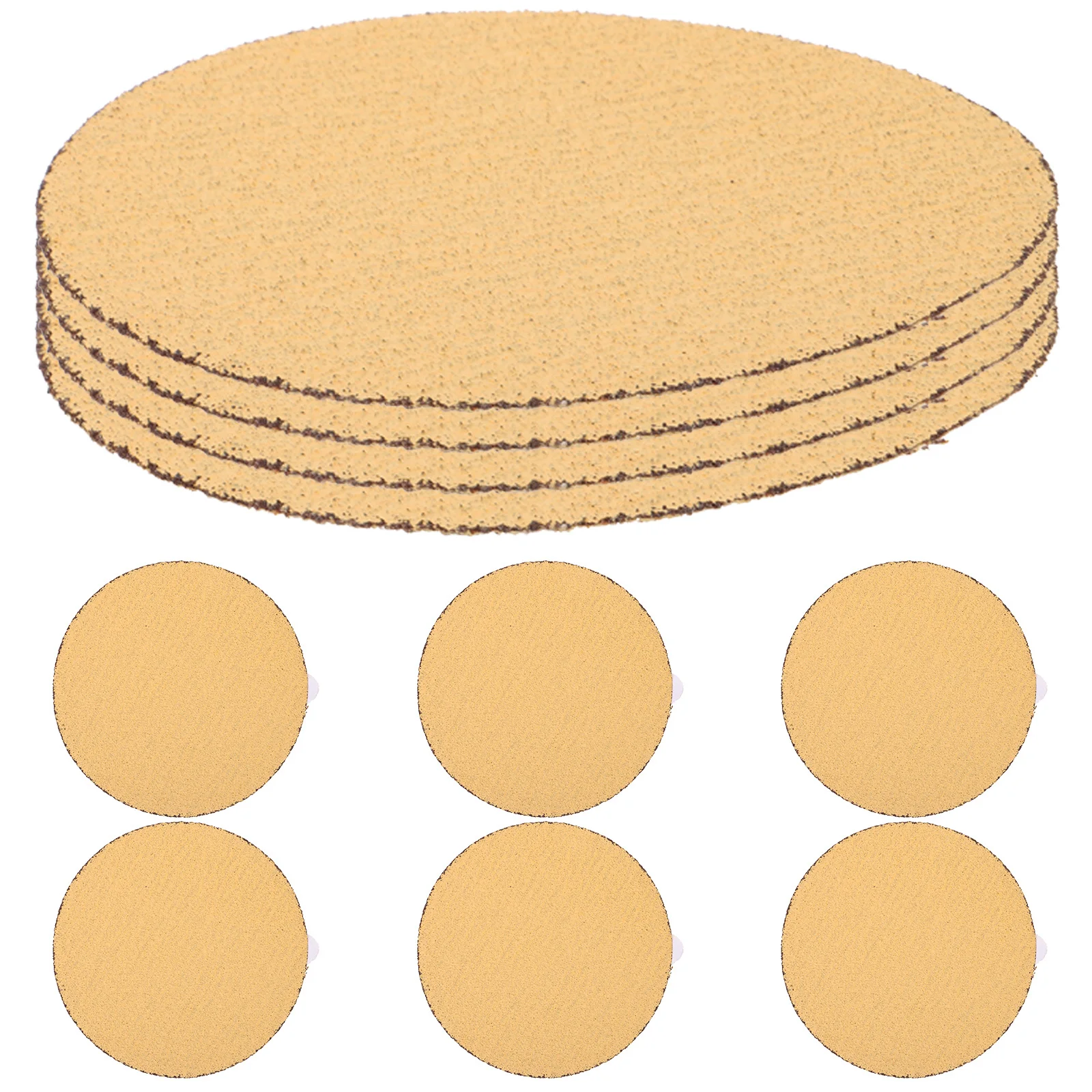 10 قطعة أقراص الصنفرة اللاصقة 40 حصى أقراص الصنفرة المتينة للصنفرة الخشنة والتلميع 40 حصى الصنفرة #1