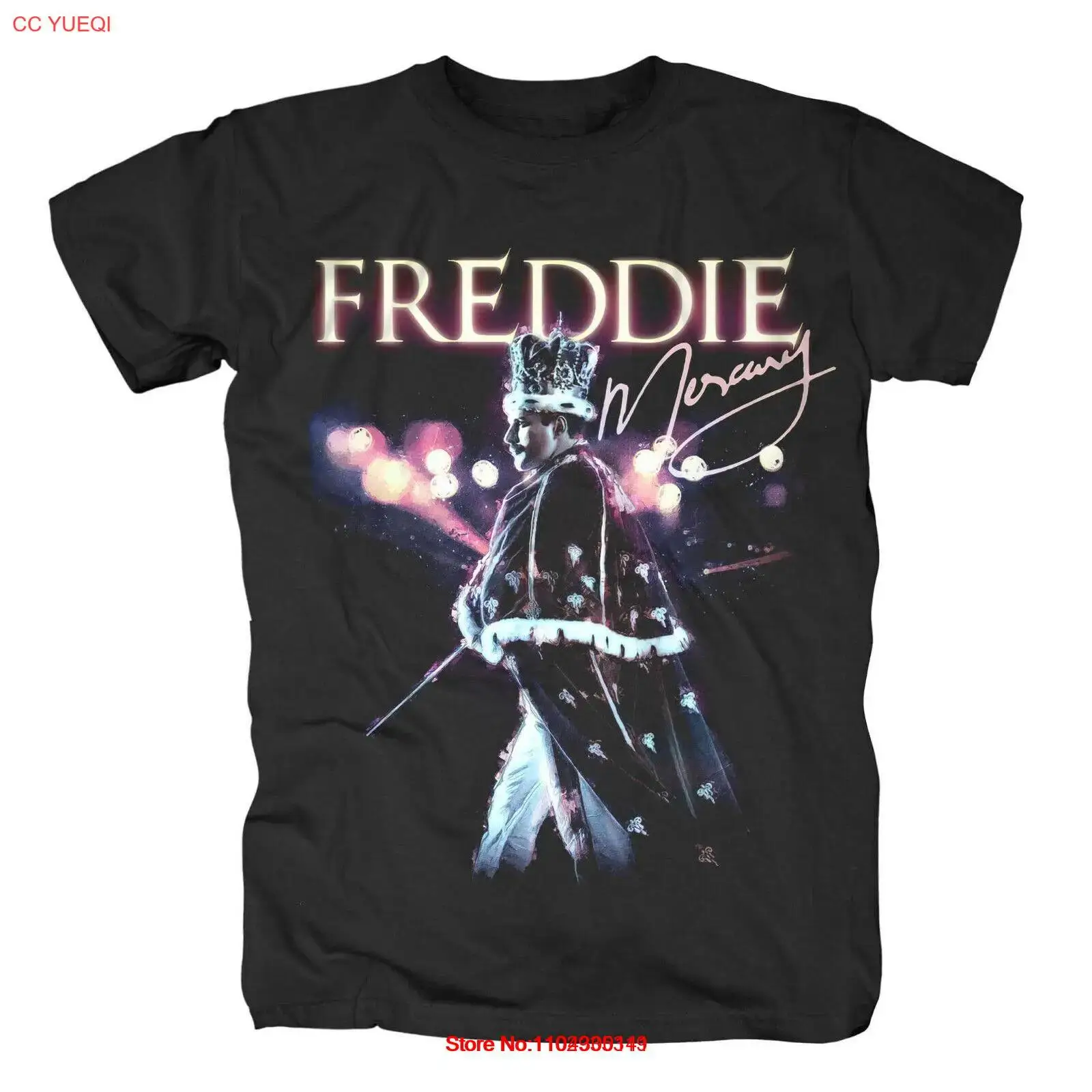 QUEEN - Freddie Mercury Crown T-Shirt