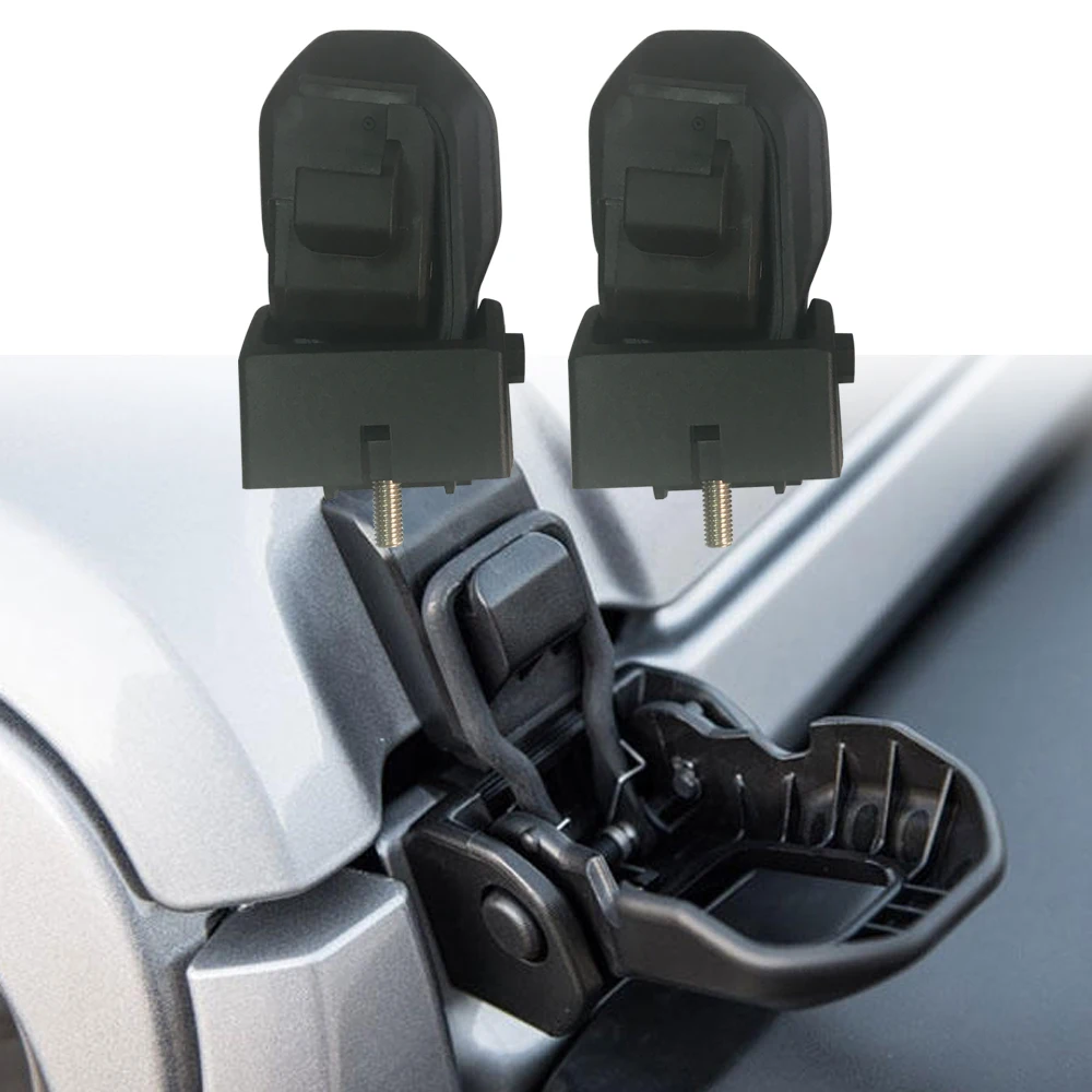 Lantsun JL1144-3 plastic hood lock for jeep for wrangler JL 2018+