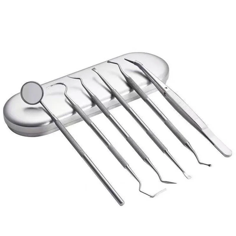 

Stainless Steel Oral Care Cleaning Set Dental Tools Picking Scraper Plaque Remover for Teeth Dental Hygiene Health